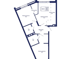 Продается 3-комнатная квартира ЖК Gorizont (Горизонт), дом 2, 72.3  м², 10300000 рублей