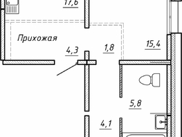 Продается 2-комнатная квартира ЖК Гренландия, Лес дом №5, 63.6  м², 7200000 рублей