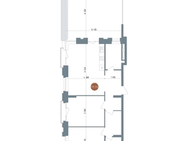 Продается 3-комнатная квартира ЖК 19/56 Кварталы Телецентра, сек 4, 77.55 м², 15200000 рублей