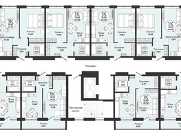 Продается 1-комнатная квартира ЖК Одоевский, дом 4, 42.28 м², 5470780 рублей