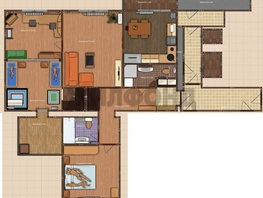Продается 3-комнатная квартира Есенина ул, 99 м², 13200000 рублей