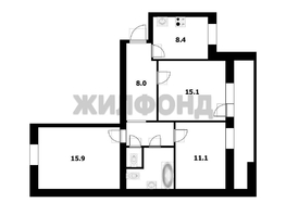 Продается 3-комнатная квартира Сибирская ул, 68 м², 9200000 рублей