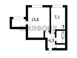 Продается 1-комнатная квартира Петухова ул, 28.8  м², 2580000 рублей