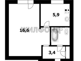 Продается 1-комнатная квартира Зорге ул, 29.3  м², 2550000 рублей