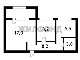 Продается 2-комнатная квартира В. Высоцкого ул, 42.9  м&sup2;, 6500000 рублей