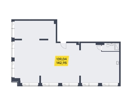 Продается Офис АК Land Lord (Ленд Лорд), башня С, 142.95  м², 31449000 рублей