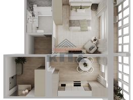 Продается 1-комнатная квартира ЖК Два поэта, 48.27  м&sup2;, 5070000 рублей