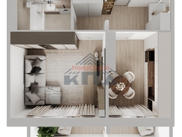 Продается 1-комнатная квартира ЖК Два поэта, 43.66  м&sup2;, 4585000 рублей