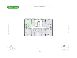Продается 3-комнатная квартира  Природные кварталы Сибирия, 84  м&sup2;, 10008381 рублей