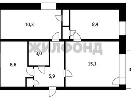 Продается 3-комнатная квартира Ширяева ул, 53.6  м&sup2;, 650000 рублей