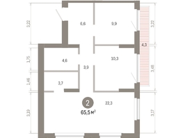 Продается 2-комнатная квартира ЖК Пшеница, 6.1, 65.54  м&sup2;, 8980000 рублей
