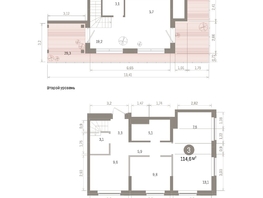 Продается 3-комнатная квартира ЖК Пшеница, дом 4, 114.64  м&sup2;, 16610000 рублей