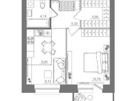 Продается Студия ЖК Спектр, дом 9, 50.83  м&sup2;, 8500000 рублей
