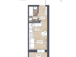Продается Студия ЖК Радуга Сибири, дом 14, 21.82  м&sup2;, 3273000 рублей