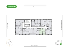 Продается 1-комнатная квартира  Природные кварталы Сибирия, 36.2  м&sup2;, 4635771 рублей
