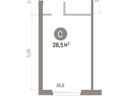 Продается Студия ЖК Пшеница, дом 5.2, 28.52  м&sup2;, 4950000 рублей