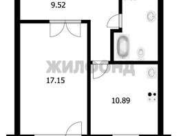 Продается 1-комнатная квартира 43.1  м&sup2;, 6900000 рублей