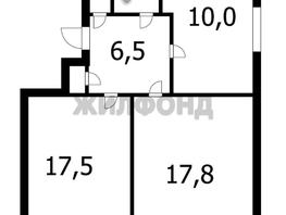 Продается 2-комнатная квартира Трудовая ул, 56.3  м&sup2;, 9850000 рублей