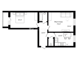 Продается 2-комнатная квартира Лескова ул, 75  м&sup2;, 13200000 рублей