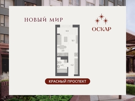 Продается Студия ЖК ОСКАР, дом 2, 27.3  м&sup2;, 7270000 рублей