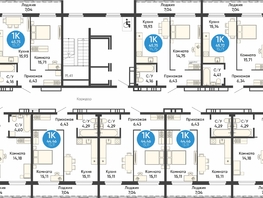 Продается 1-комнатная квартира ЖК Урбан Парк, дом 1, 45.75  м&sup2;, 5749700 рублей