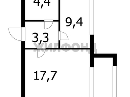 Продается 1-комнатная квартира Выборная ул, 34.8  м&sup2;, 5900000 рублей