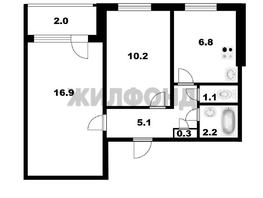 Продается 2-комнатная квартира Кропоткина ул, 42.6  м&sup2;, 6900000 рублей