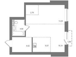 Продается Студия ЖК Спектр, дом 10, 52.17  м&sup2;, 10090000 рублей