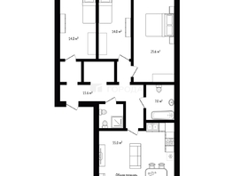 Продается 4-комнатная квартира Сибирская ул, 120  м&sup2;, 30000000 рублей