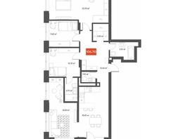 Продается 3-комнатная квартира  Квартал ЩА, 106.7  м&sup2;, 17900000 рублей