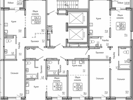 Продается 2-комнатная квартира ЖК Самоцветы, Бирюза дом 1, 66.8  м&sup2;, 6400000 рублей