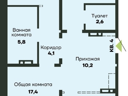 Продается 3-комнатная квартира ЖК Гренландия, Лес дом №4, 93.8  м&sup2;, 12450000 рублей