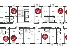 Продается Студия ЖК Скандинавские кварталы, дом 1, 21.85  м&sup2;, 4372600 рублей