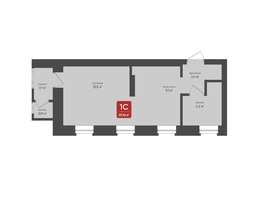 Продается Студия ЖК Промышленная 7, 29.92  м&sup2;, 6779292 рублей