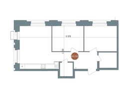 Продается 2-комнатная квартира  19/56 Кварталы Телецентра, 2, 60.3  м&sup2;, 9790000 рублей
