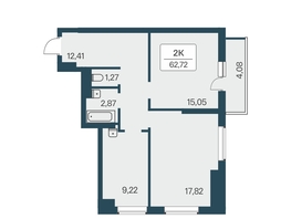 Продается 2-комнатная квартира ЖК Расцветай на Зорге, дом 3, 63.6  м&sup2;, 6800000 рублей