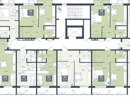 Продается 1-комнатная квартира ЖК Дом в Мичуринском, блок 2, 40.14  м&sup2;, 4158103 рублей
