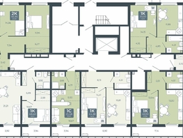 Продается 1-комнатная квартира ЖК Дом в Мичуринском, блок 2, 54.88  м&sup2;, 5355190 рублей