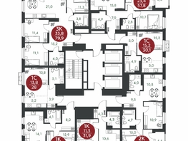 Продается 2-комнатная квартира ЖК Скандинавские кварталы, дом 1, 57.8  м&sup2;, 7403300 рублей