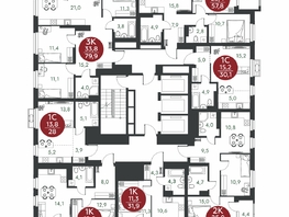 Продается 1-комнатная квартира ЖК Скандинавские кварталы, дом 1, 41.4  м&sup2;, 5873200 рублей