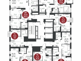 Продается 1-комнатная квартира ЖК Скандинавские кварталы, дом 1, 31.9  м&sup2;, 4831600 рублей