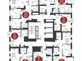 Продается 2-комнатная квартира ЖК Скандинавские кварталы, дом 1, 57.18  м&sup2;, 7591100 рублей