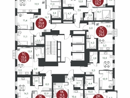 Продается 2-комнатная квартира ЖК Скандинавские кварталы, дом 1, 57.55  м&sup2;, 7667600 рублей