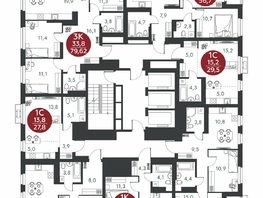 Продается 3-комнатная квартира ЖК Скандинавские кварталы, дом 1, 79.62  м&sup2;, 12621700 рублей