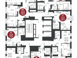 Продается 2-комнатная квартира ЖК Скандинавские кварталы, дом 1, 56.6  м&sup2;, 9763000 рублей