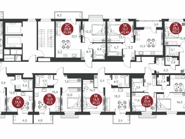 Продается 1-комнатная квартира ЖК Скандинавские кварталы, дом 1, 41.22  м&sup2;, 5764500 рублей