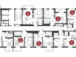 Продается 1-комнатная квартира ЖК Скандинавские кварталы, дом 1, 40.68  м&sup2;, 6003100 рублей