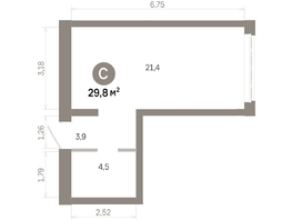 Продается Студия  Квартал Молодость, дом 1, 29.82  м&sup2;, 5280000 рублей