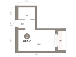 Продается Студия  Квартал Молодость, дом 1, 27.96  м&sup2;, 4720000 рублей
