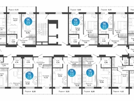 Продается 3-комнатная квартира ЖК Семейный квартал, дом 4, 66.7  м&sup2;, 7449700 рублей